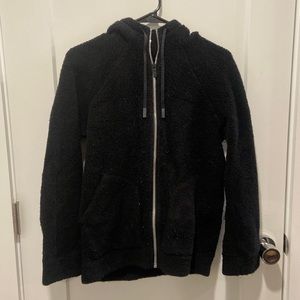 lululemon wool zip- up